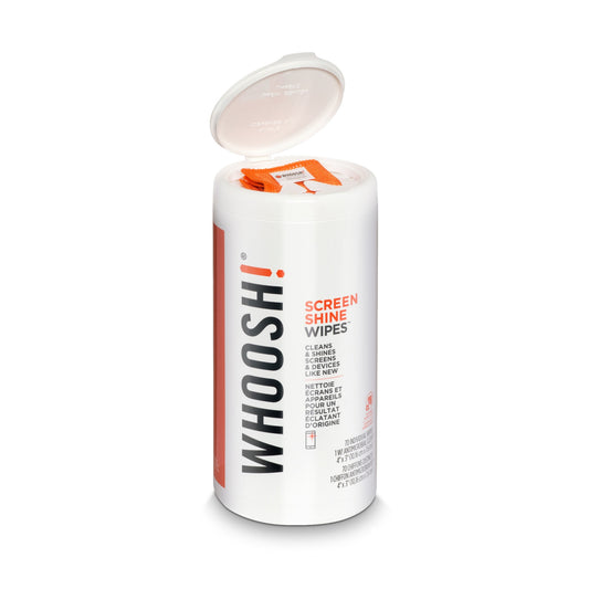 WHOOSH Screen Shine Wipes ผ้าเช็ดทำความสะอาด สำหรับหน้าจอ 20 แผ่น / 70 แผ่น