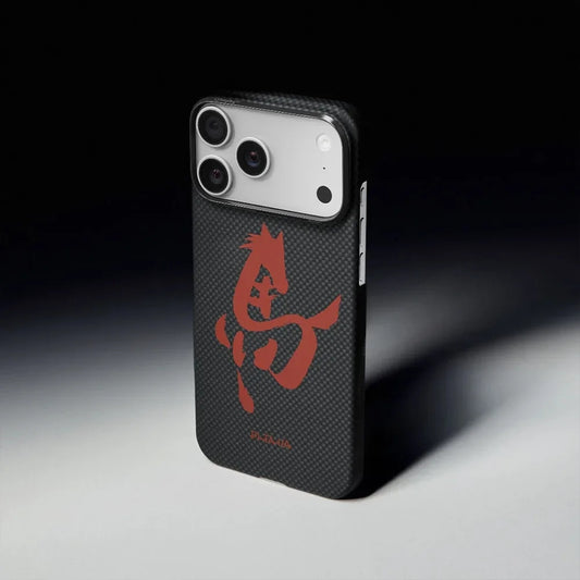 Pitaka Ink Horse Painting Edge Case (PitaTap™) เคสสำหรับ 17 Pro /17 Pro Max - สี Ink Rhythm