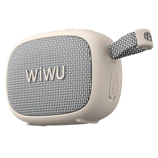 WiWU GO Fun Portable Speaker ลำโพงบลูทูธ กันน้ำ แบตอึด - สี White