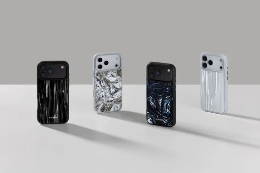 Materik Luxury & Personalized เคสกันกระแทกสำหรับ iPhone 17 Pro / 17 Pro Max สี Black Pearl