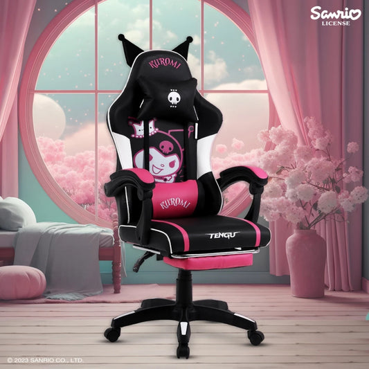 Tengu Sanrio Gaming Chair เก้าอี้เกมมิ่ง ซานรีโอ ลิขสิทธิ์แท้ (Cinnamoroll/Kuromi)