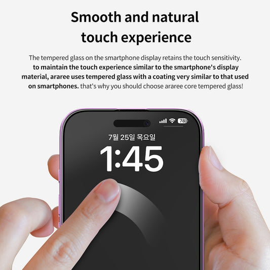 ARAREE CORE GLASS ฟิล์มปกป้องหน้าจอ สำหรับ 16 / 16 Plus / 16 Pro / 16 Pro Max