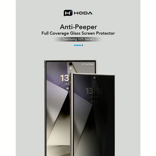 Hoda Anti-Peeper (Privacy) Tempered Glass ฟิล์มกระจกป้องกันการแอบมอง สำหรับ Galaxy S25 Ultra
