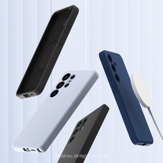 ARAREE TYPO SKIN M เคส Liquid silicone เนื้อนุ่ม บาง เบา สำหรับ Samsung Galaxy S25 Series