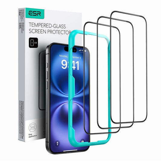 ESR Tempered Glass Screen Protector ฟิล์มกระจกสำหรับ 16 / 16 Plus / 16 Pro / 16 Pro Max - สี Clear