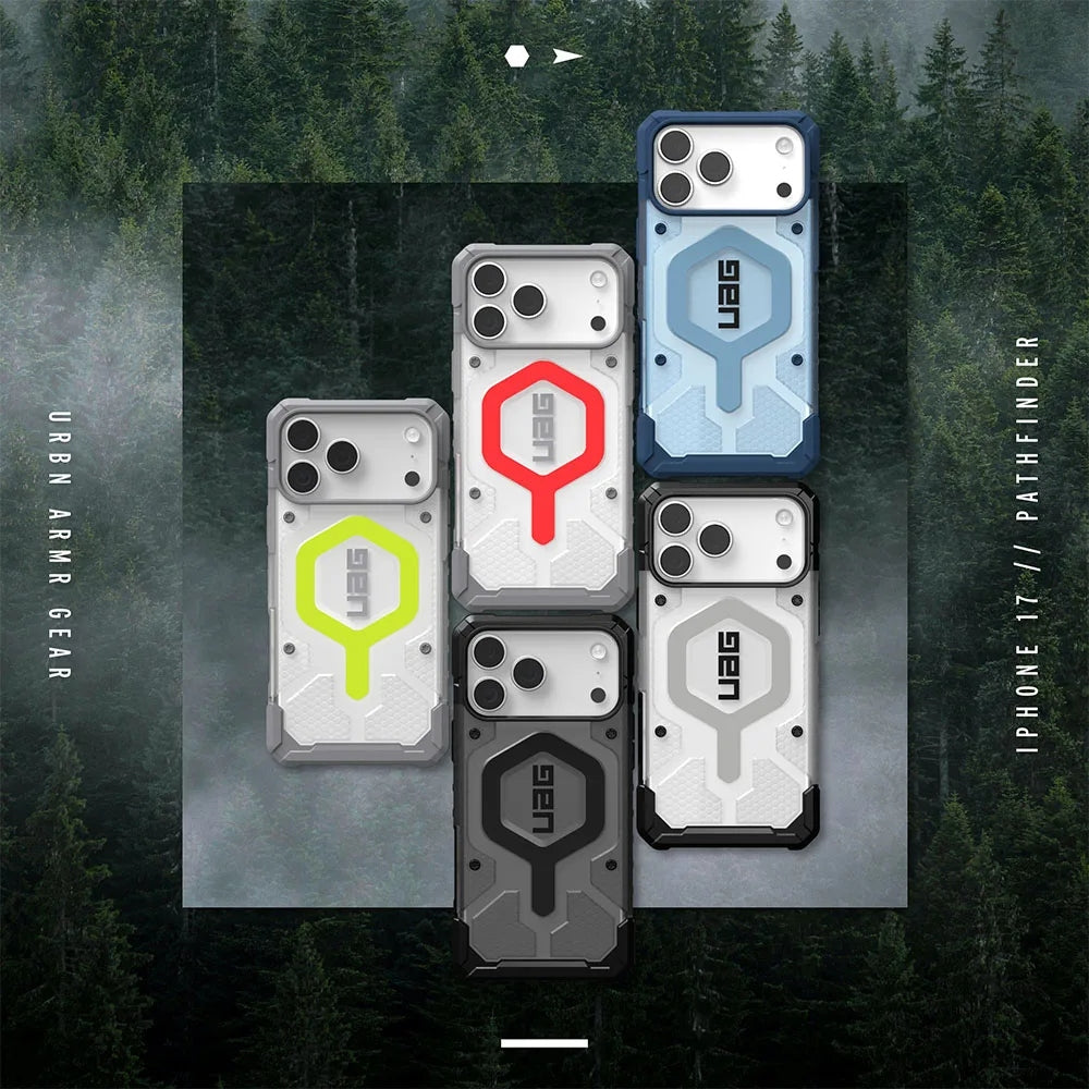 UAG Pathfinder Clear (MagSafe) เคสกันกระแทก สำหรับ iPhone 17/ 17 Air/ 17 Pro/ 17 Pro Max