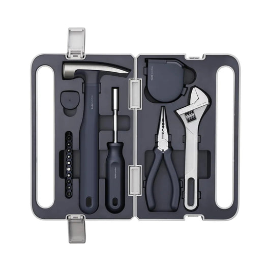 HOTO Manual Tool Set ชุดเครื่องมือช่าง รวมอุปกรณ์พื้นฐาน เหมาะสำหรับงานซ่อมแซมทั่วไปภายในบ้าน