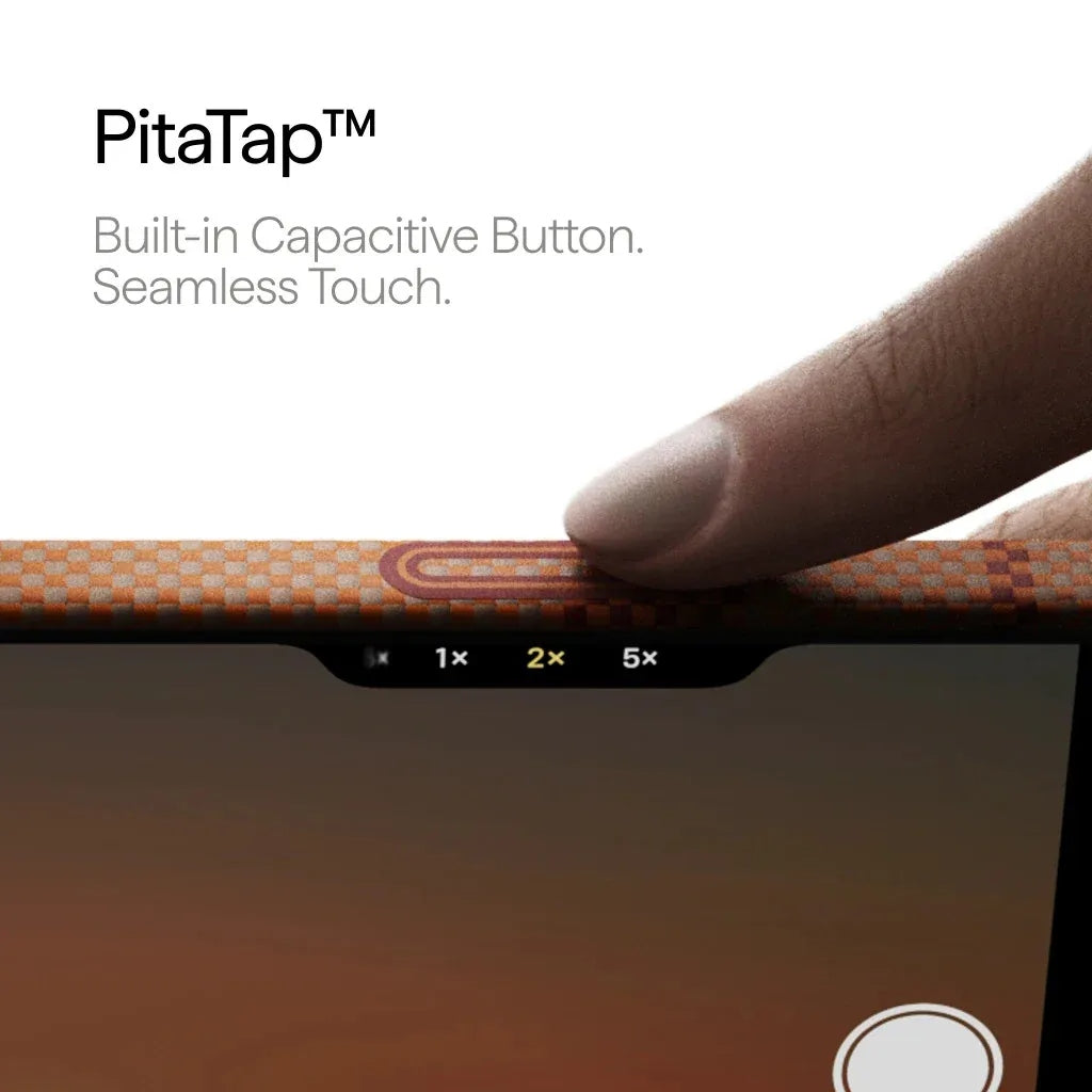 Pitaka Flora in Grid Edge Case เคสเส้นใยอะรามิด สำหรับ 17 Pro /17 Pro Max - สี Cloud Dusk