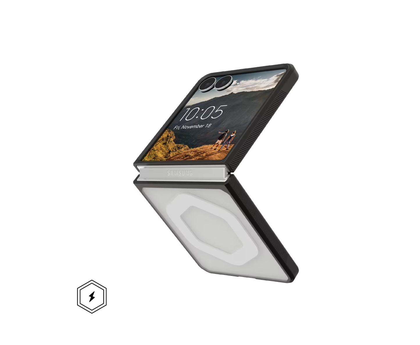 UAG Mouve (Magnetic) เคสกันกระแทกสำหรับ Galaxy Z Flip 8 - สี Ice