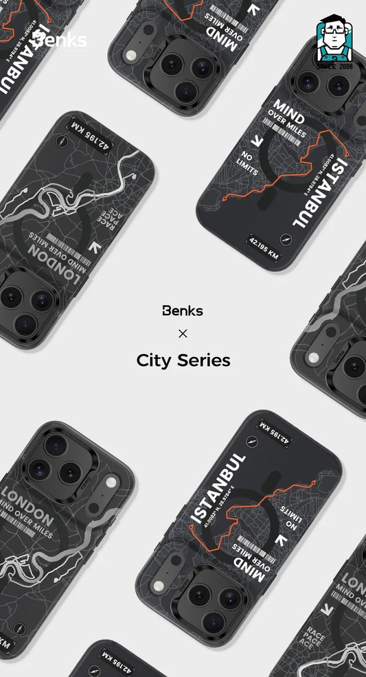 Benks City-Istanbul with Camera Control เคสกันกระแทกสำหรับ iPhone 17 Pro / 17 Pro Max