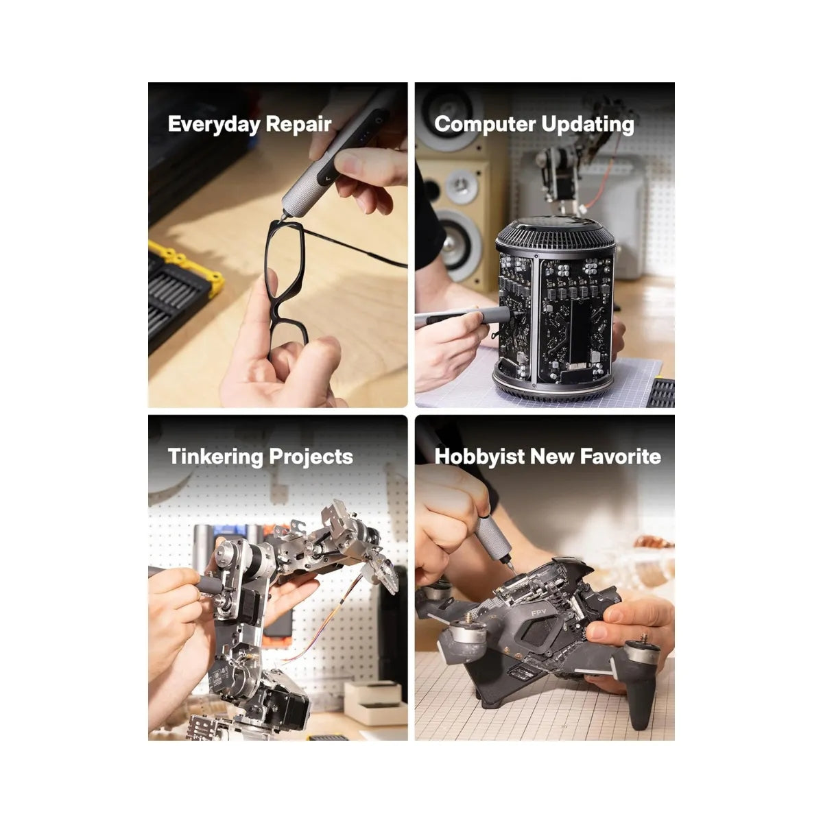 HOTO SNAPBLOQ™ S-A01 Electric Precision Screwdriver Master Set (56-Piece) ไขควงไฟฟ้าขนาดเล็ก