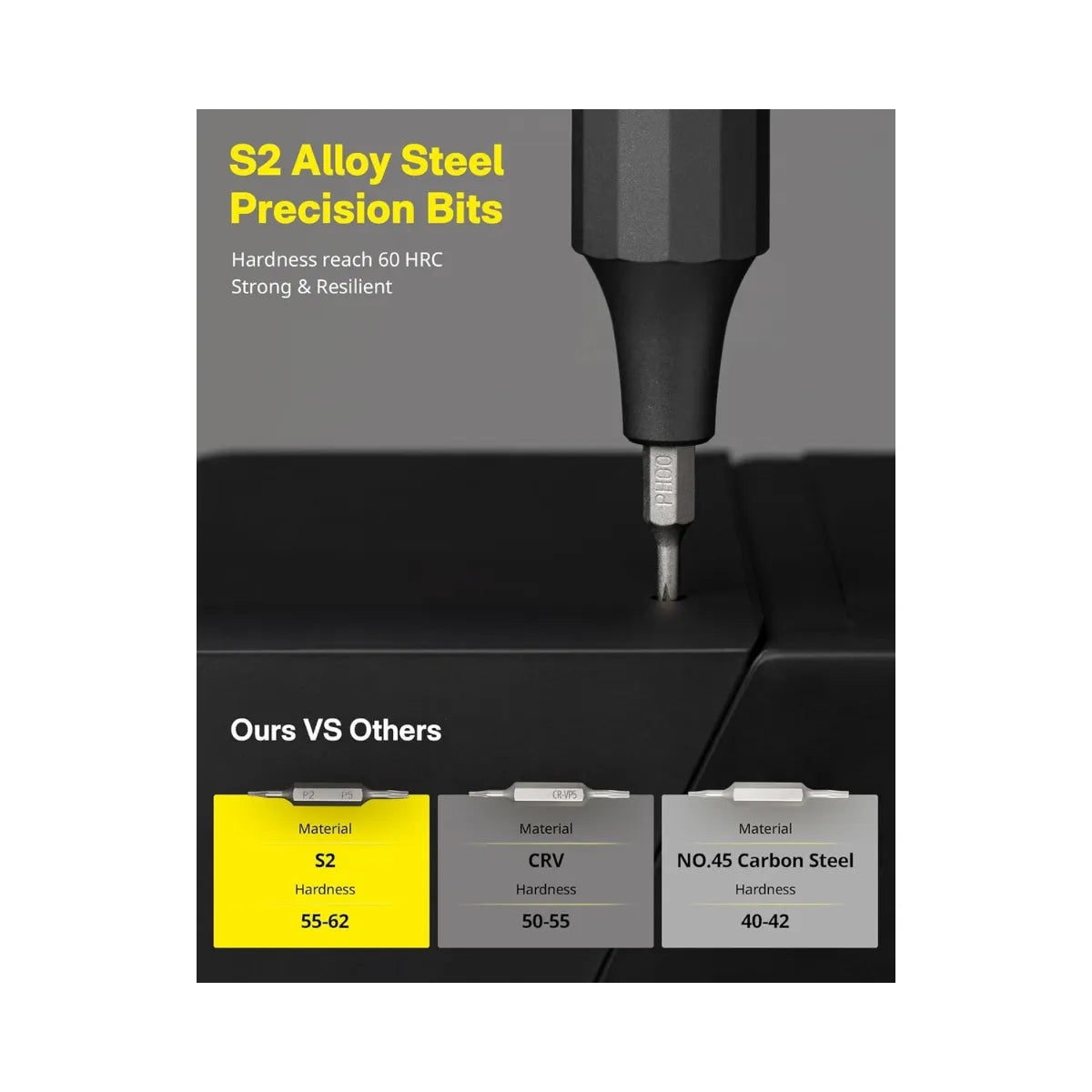 HOTO 24-in-1 Precision Screwdriver ชุดไขควงทรงปากกาสำหรับพกพา พร้อมแม่เหล็ก