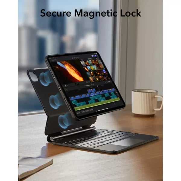 ESR Rebound Magnetic Keyboard Case 360 เคสคีย์บอร์ด สำหรับ iPad Air 11″ Gen 7 (2025/2024) / iPad Pro 11″ (4th-1st Gen)