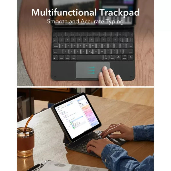 ESR Rebound Magnetic Keyboard Case 360 เคสคีย์บอร์ด สำหรับ iPad Air 11″ Gen 7 (2025/2024) / iPad Pro 11″ (4th-1st Gen)