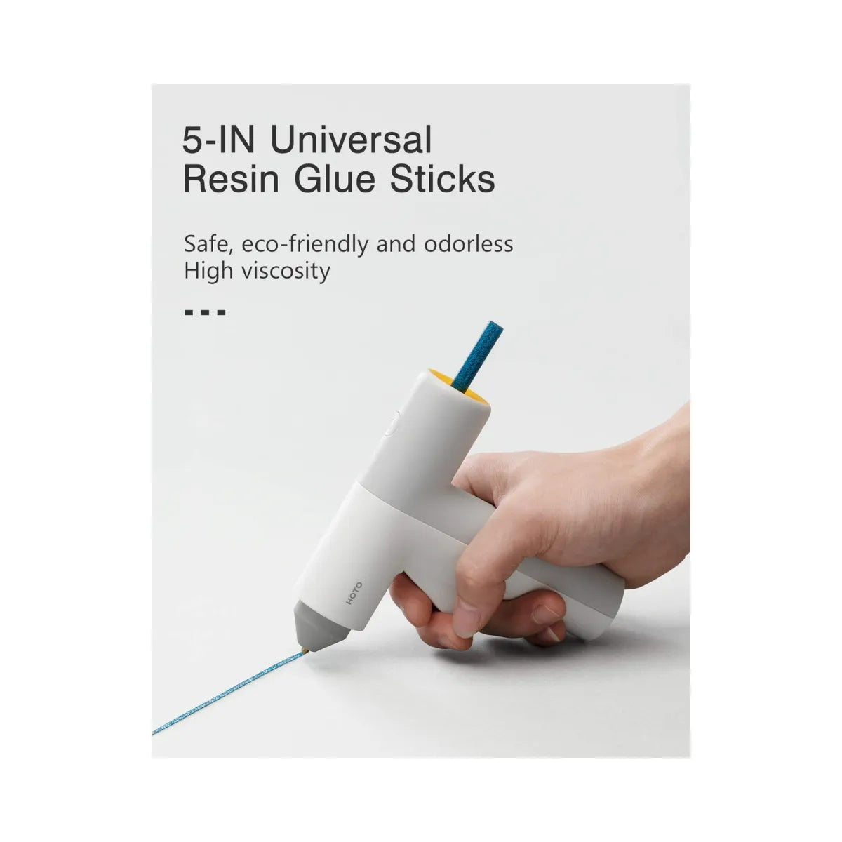 HOTO Hot melt glue sticks แท่งกาวร้อน HOTO จำนวน 20 แท่ง แท่งกาวสำหรับปืนกาว มี 6 สี