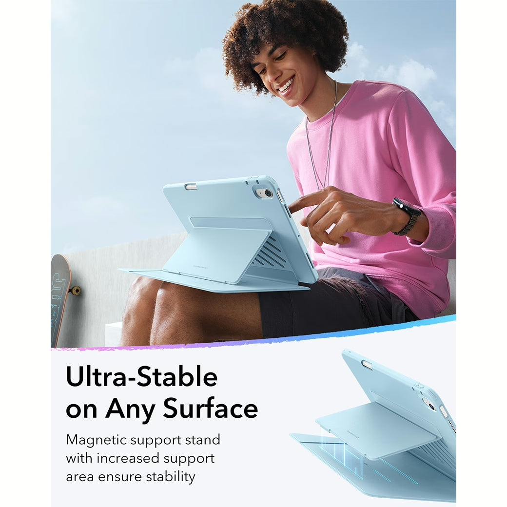 ESR Flip Magnetic Case (Pencil Holder) เคสสไตล์ฝาพับ สำหรับ iPad Air 11″ Gen 7 (2025/2024)