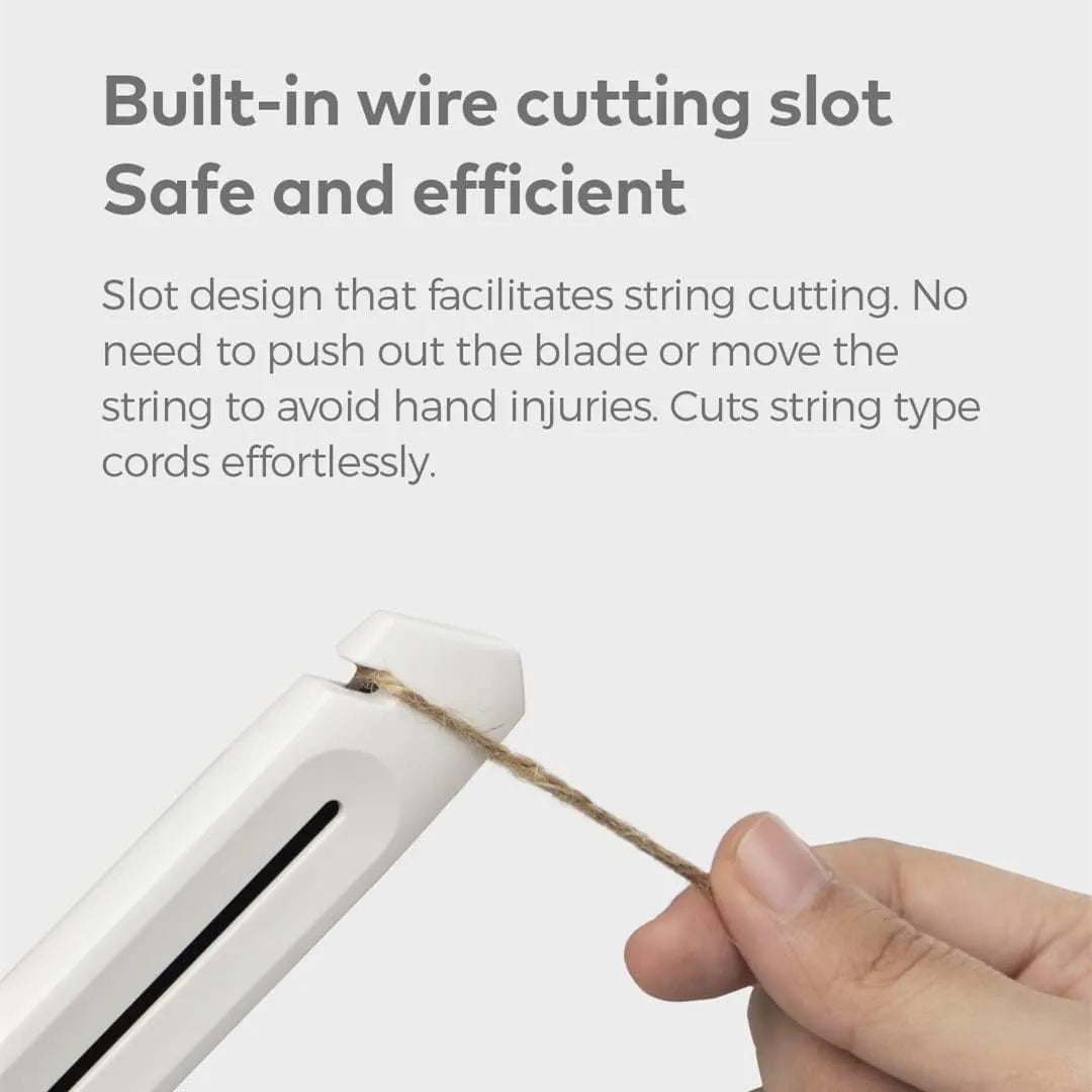 HOTO Utility Knife มีดคัตเตอร์ สำหรับงานอเนกประสงค์ ใบมีด SK5 แบบเลื่อนเก็บได้ เคลือบสีดำป้องกันสนิม