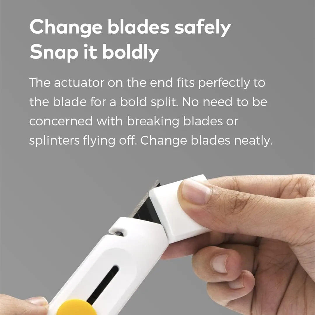 HOTO Utility Knife มีดคัตเตอร์ สำหรับงานอเนกประสงค์ ใบมีด SK5 แบบเลื่อนเก็บได้ เคลือบสีดำป้องกันสนิม