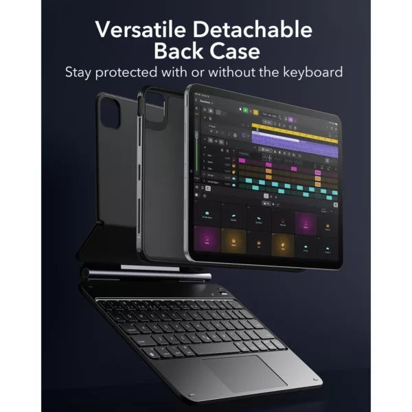 ESR Rebound Magnetic Keyboard Case 360 เคสคีย์บอร์ด สำหรับ iPad Air 11″ Gen 7 (2025/2024) / iPad Pro 11″ (4th-1st Gen)