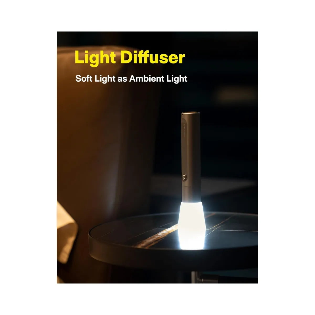HOTO Flashlight Fit ไฟฉาย LED แบบชาร์จไฟได้ รองรับการชาร์จผ่าน USB-C มีโหมดแสงให้เลือก 3 แบบ