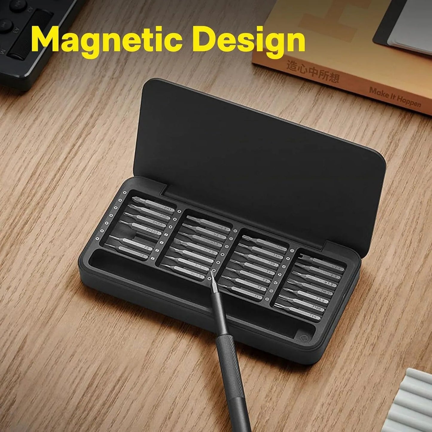 HOTO 28-in-1 Precision Screwdriver Set ชุดไขควงความแม่นยำ ชุดเครื่องมือขนาดเล็ก สำหรับแว่นตา นาฬิกา