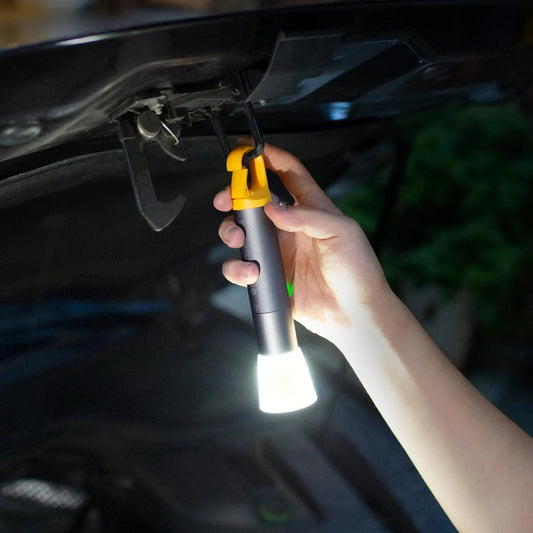 HOTO Flashlight Lite ไฟฉายแบบซูมได้ ใช้หลอด LED ความสว่าง 1000 ลูเมน เหมาะสำหรับการแคมป์ปิ้ง