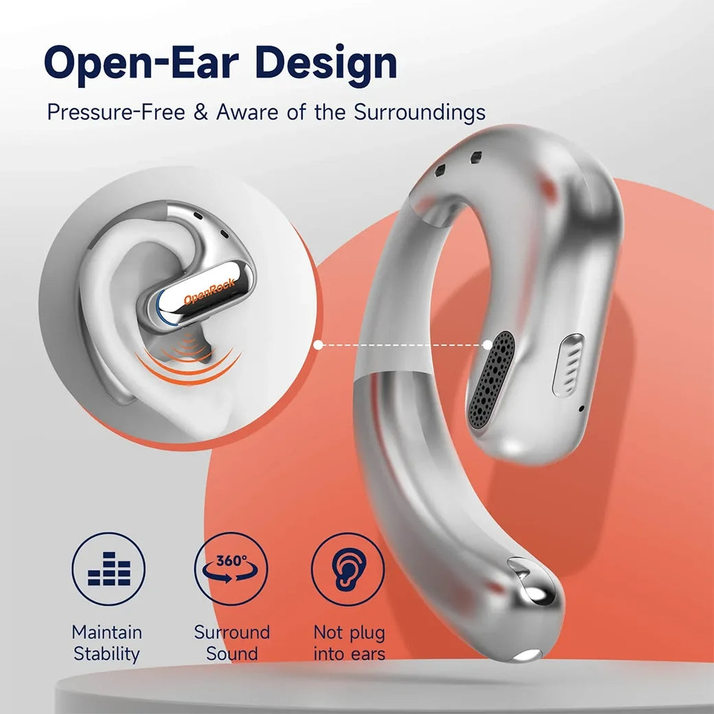 OpenRock รุ่น Pro หูฟังไร้สาย OpenEar ที่มี Dynamic Drivers