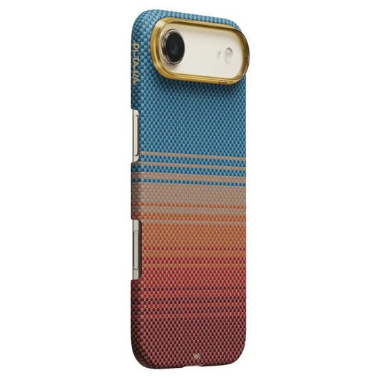 Pitaka Sunset 2.0 Edge Case เคสเส้นใยอะรามิด สำหรับ 17 Air /17 Pro /17 Pro Max สี California Dream