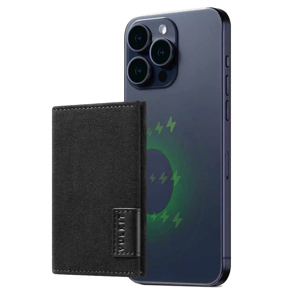 Vulkit VPA111 Magnetic Card Holder Wallet ที่เก็บบัตรติดหลังมือถือ กระเป๋าใส่บัตรแบบ Magnetic