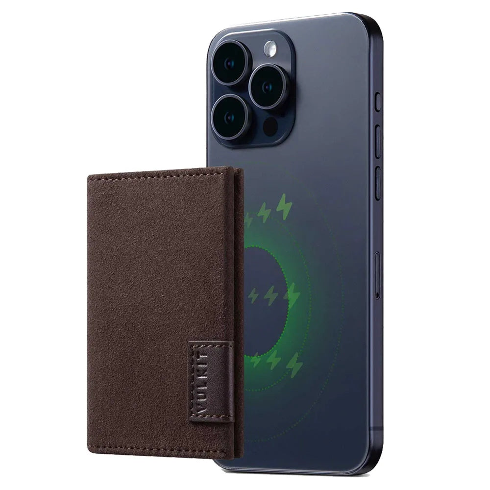 Vulkit VPA111 Magnetic Card Holder Wallet ที่เก็บบัตรติดหลังมือถือ กระเป๋าใส่บัตรแบบ Magnetic