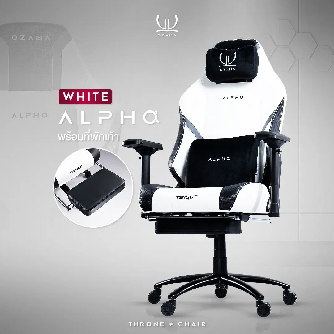 Tengu Ozama Alpha Gaming Chair เก้าอี้เกมมิ่ง ปรับเอนนอนได้ รับน้ำหนัก 150 กก