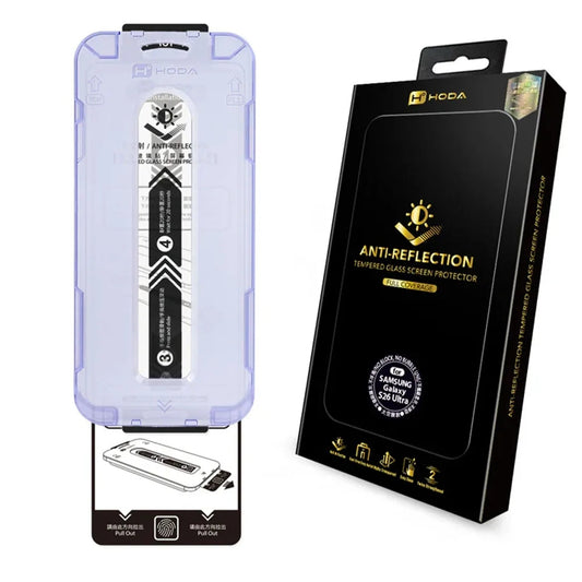 Hoda Anti-Reflection (AR) Tempered Glass ฟิล์มกระจกสำหรับ Galaxy S26 Ultra (พร้อมอุปกรณ์ช่วยติดตั้ง)