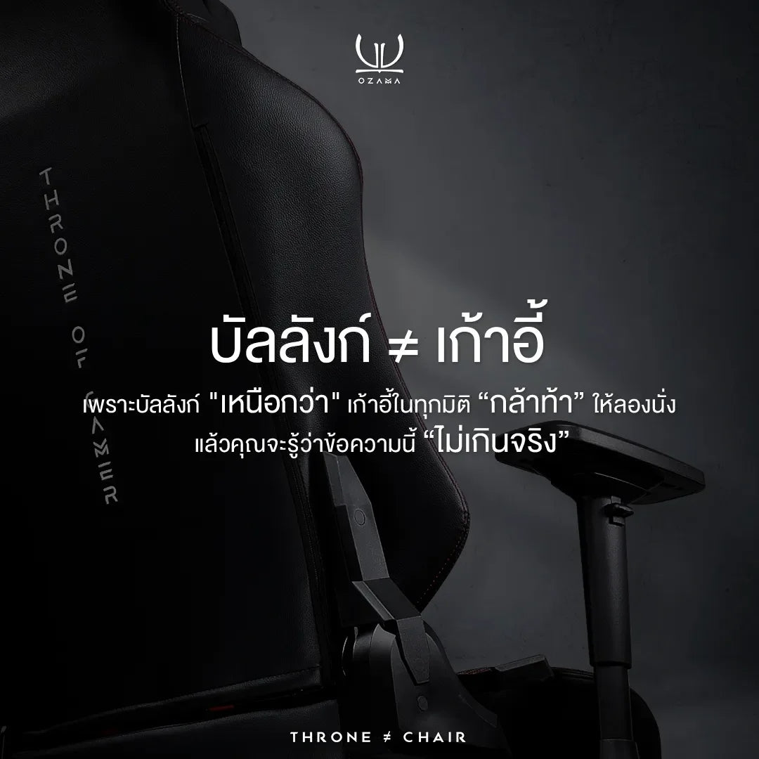 Tengu Ozama Alpha Gaming Chair เก้าอี้เกมมิ่ง ปรับเอนนอนได้ รับน้ำหนัก 150 กก