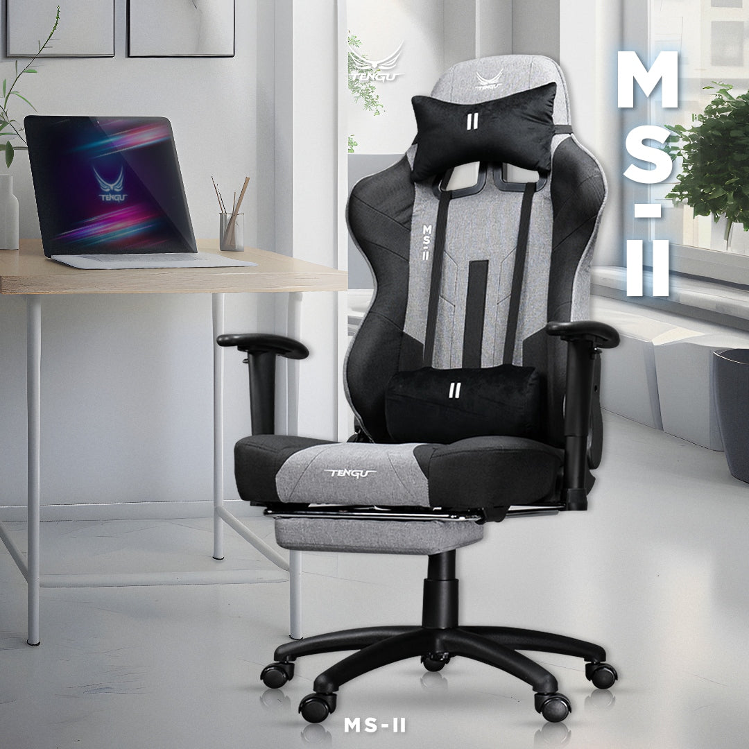 Tengu MS-II Gaming Chair เก้าอี้เกมมิ่ง ปรับเอนนอนได้ 180 องศา รับน้ำหนัก 130 กก.