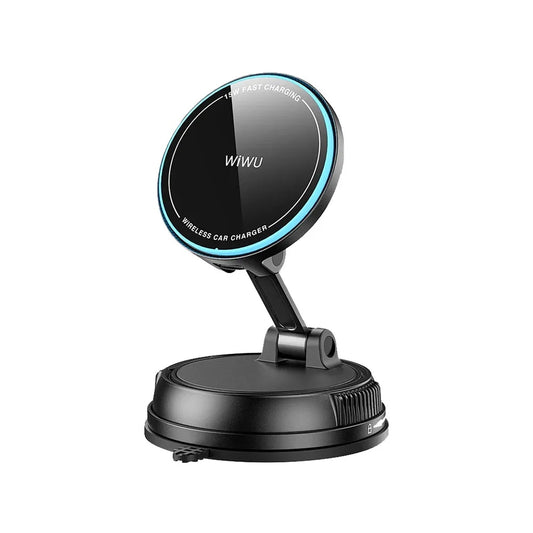 WiWU Universal Automatic Wireless Car Charger (CH-326) แท่นชาร์จไร้สายในรถ สี Black