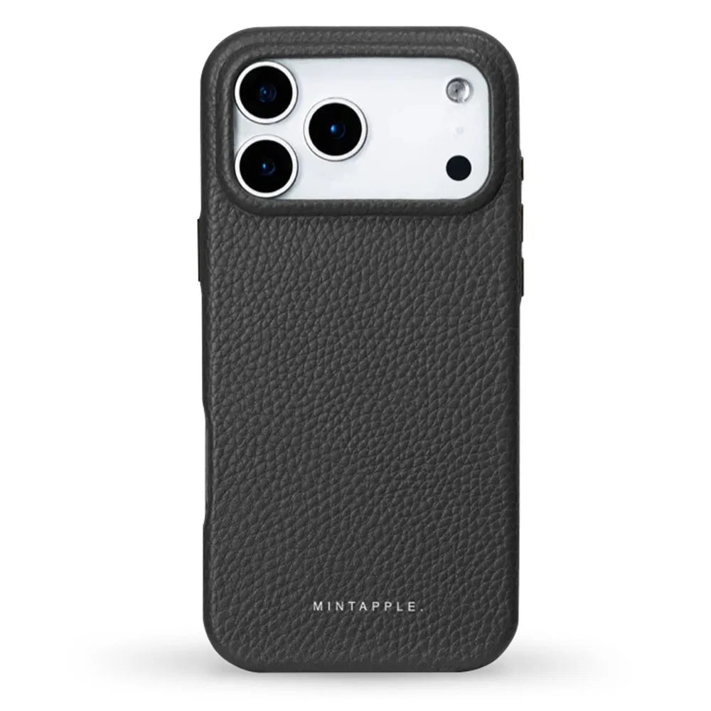 MINTAPPLE. Top Grain Leather Case เคสกันกระแทกสำหรับ iPhone 17 Pro / 17 Pro Max