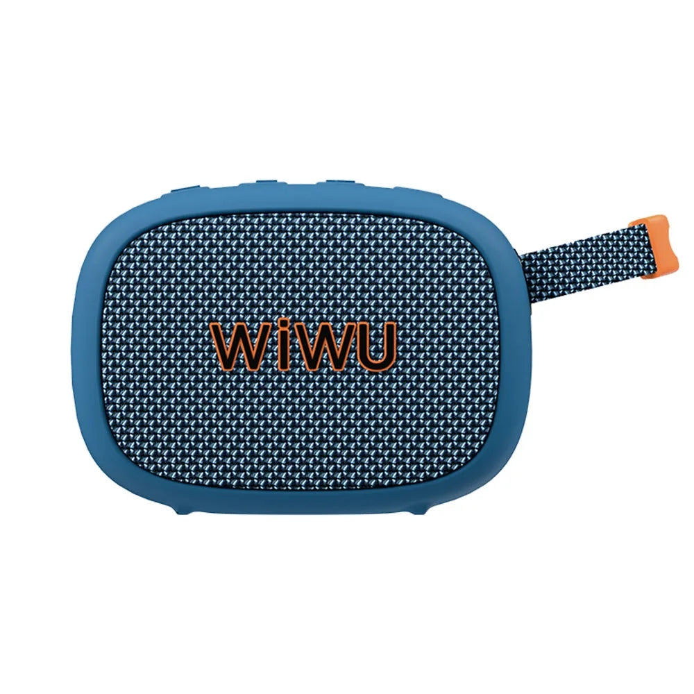 WiWU GO Fun Portable Speaker ลำโพงบลูทูธ กันน้ำ แบตอึด - สี Blue