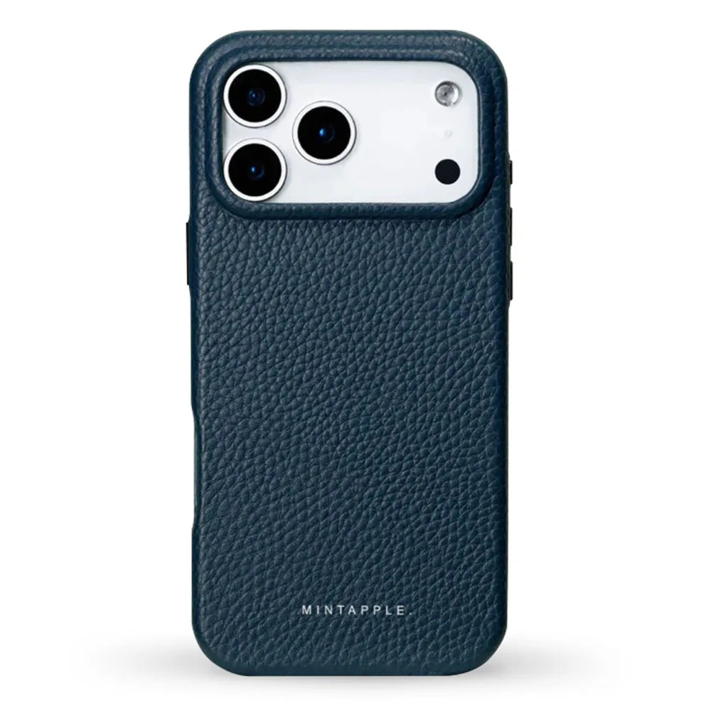MINTAPPLE. Top Grain Leather Case เคสกันกระแทกสำหรับ iPhone 17 Pro / 17 Pro Max