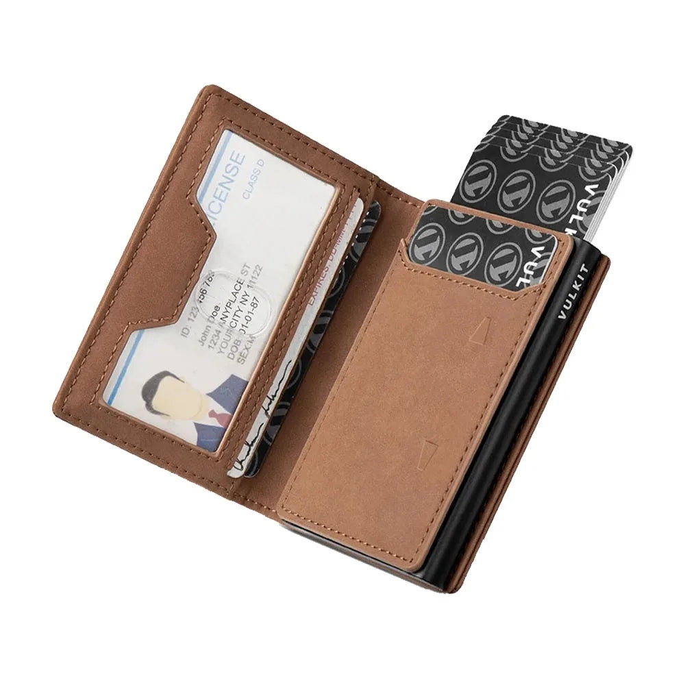 Vulkit VC502 Card Holder with Magnetic Closure กระเป๋าเก็บบัตร Pop-Up Card Ejector
