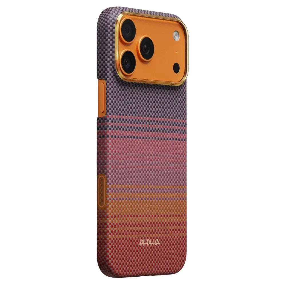 Pitaka Sunset 2.0 Edge Case เคสเส้นใยอะรามิด สำหรับ 17 Air /17 Pro /17 Pro Max สี California Dream