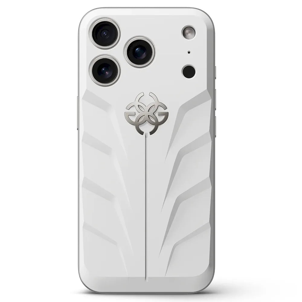 Golden Concept RSR17 Magnetic Shield แผ่นหลังเคสยาง FKM สำหรับ iPhone 17 Pro /17 Pro Max - สี Daytona White