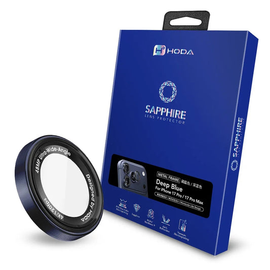 Hoda Sapphire Lens Protector (Monocular) กระจกเลนส์กล้องสำหรับ iPhone 17 Pro / 17 Pro Max/ 16 Pro/ 16 Pro Max