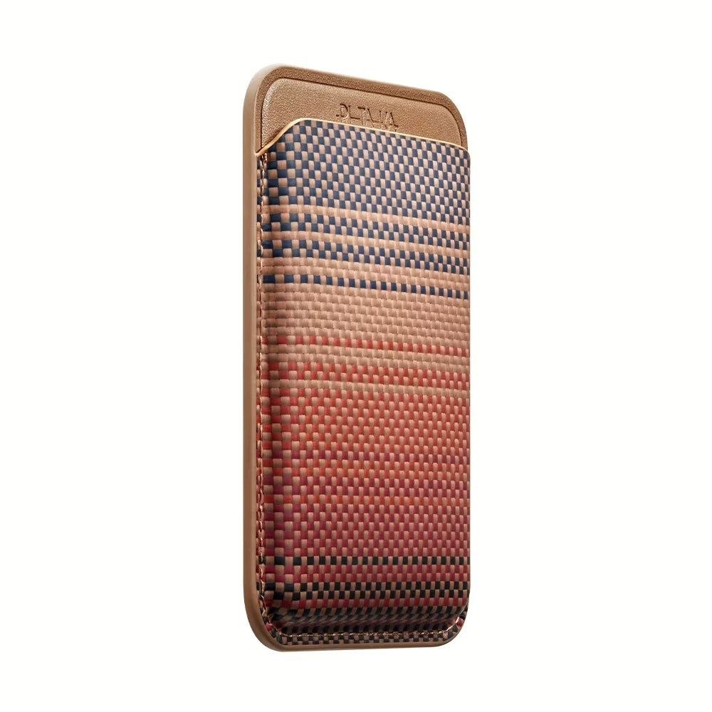 Pitaka Magnetic Woven Wallet – ที่เก็บบัตรติดหลังมือถือ