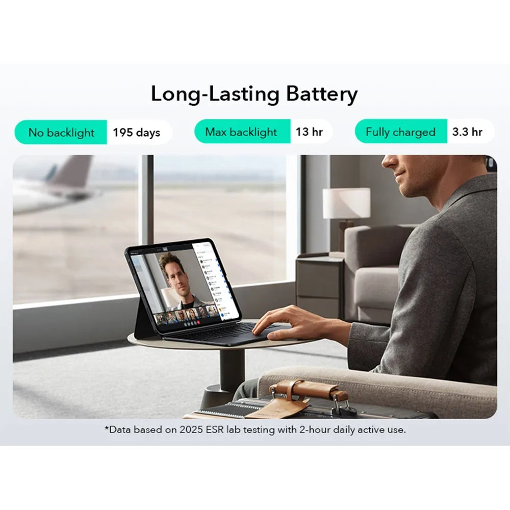 ESR Shift Keyboard Case (Detachable) เคสคีย์บอร์ด สำหรับ iPad Air 13″ ชิป M3/M2 (2nd Gen/2025)