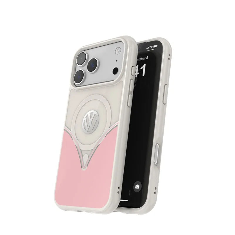 Volkswagen Vintage Collection เคสกันกระแทกสำหรับ iPhone 17 Pro / 17 Pro Max สี Powder Pink