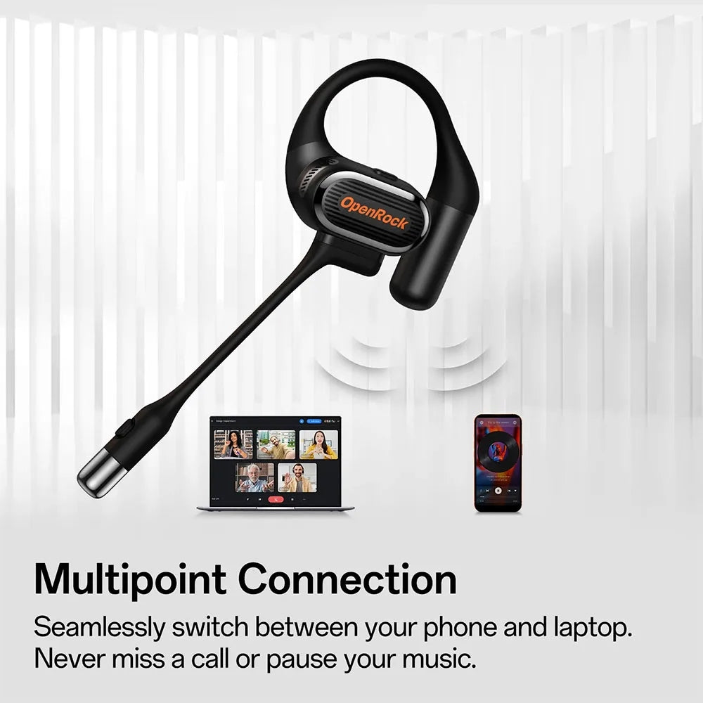 OpenRock Link 20 หูฟังไร้สาย Open Ear พร้อมไมค์แม่เหล็ก