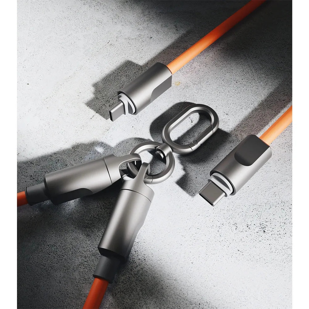 UniCraft สายชาร์จ 2 in 1 USB-C Phone Lanyard ชาร์จไว PD 240W PD C-to-C (ยาว32cm)