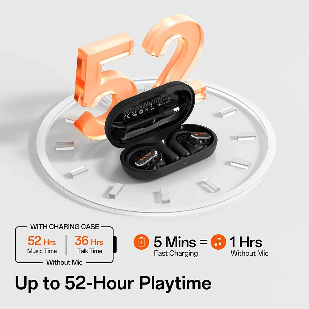 OpenRock Link 20 หูฟังไร้สาย Open Ear พร้อมไมค์แม่เหล็ก