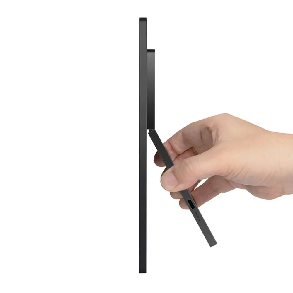 SOTSU FlipAction Go 14″ จอมอนิเตอร์สำหรับพกพา มีบานพับ หมุนได้ สว่าง 400 nits - สี Stealth Black