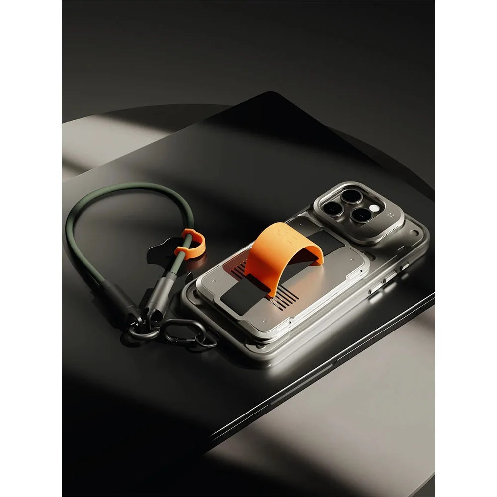 UniCraft สายชาร์จ 2 in 1 USB-C Phone Lanyard ชาร์จไว PD 240W PD C-to-C (ยาว32cm)